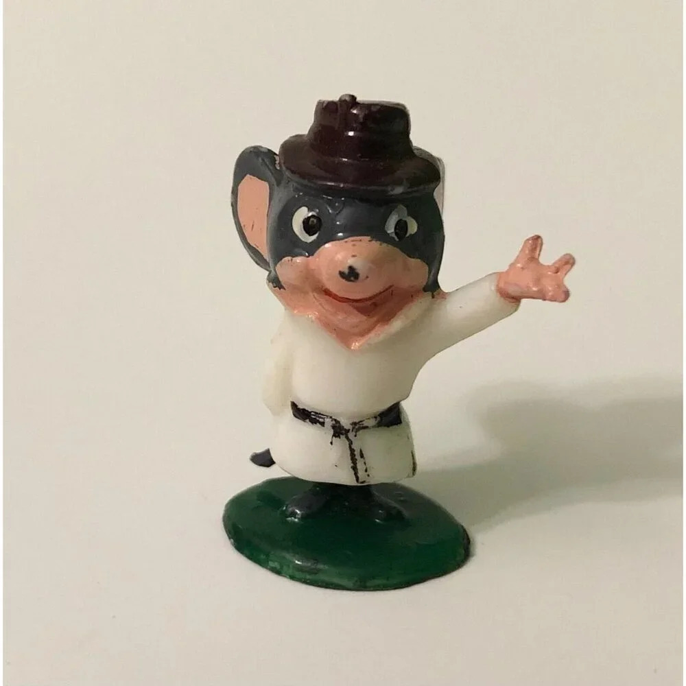 Vintage Marx Tinykins Hanna Barbera  Blabber Mouse Miniature Figure Hand Painted